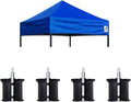 Eurmax USA Pop Up Canopy Replacement Canopy Tent Top Cover, Instant Canopy Top by Eurmax