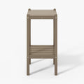 WestinTrends Malibu 36" Outdoor Adirondack HDPE 2-Tier Patio Side Table by WestinTrends