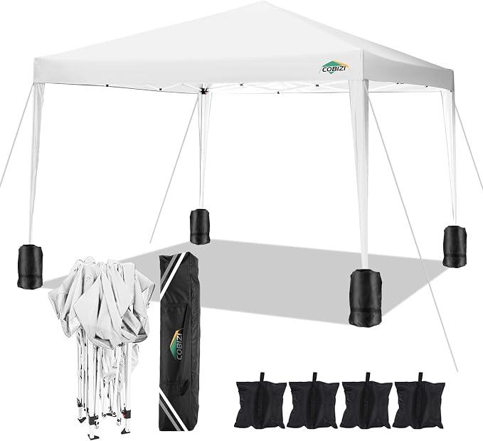 COBIZI 10x10 Pop Up Canopy Tent by COBIZI