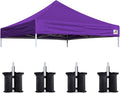 Eurmax USA New 10x10 Pop Up Canopy Replacement Canopy Tent Top Cover, Instant by Eurmax