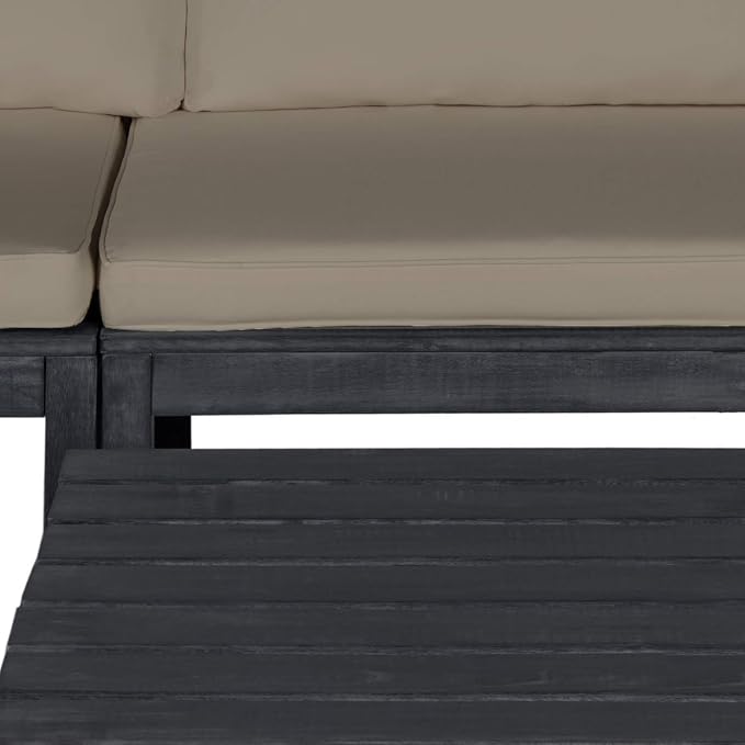 SAFAVIEH Outdoor Collection Lynwood Dark Slate Grey and Taupe Modular Outdoor - Image 4