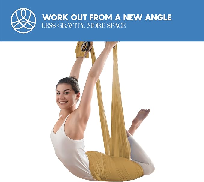 Aerial Silk Yoga Hammock & Swing - Image 6