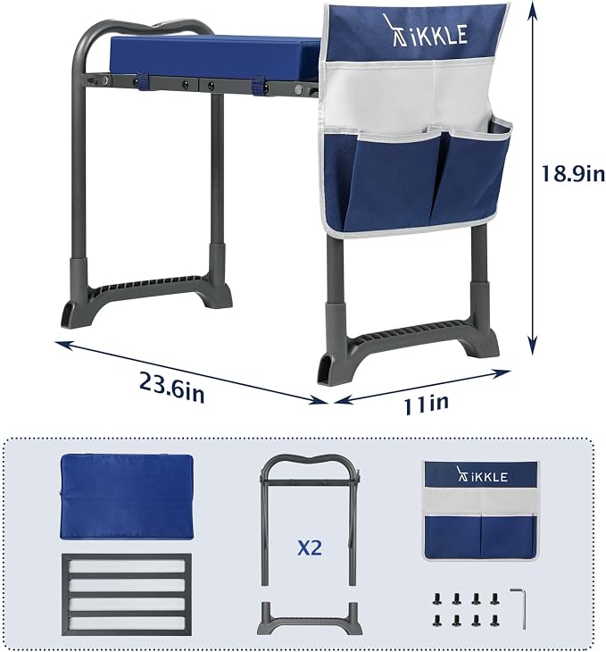 ikkle 838LB+ Capacity Garden Kneeler and Seat - Image 9