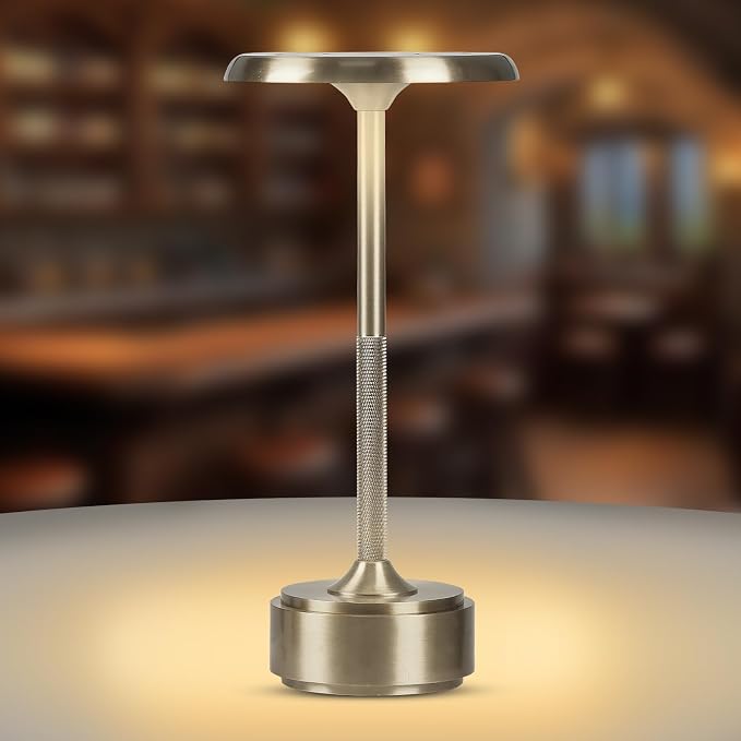 5200mAh Rechargeable Cordless LED Table Lamps Touch Sensor Light, 3-Levels by HAPYGILightings