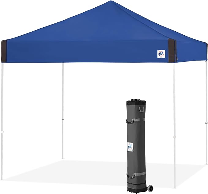 E-Z UP Pyramid Instant Shelter Canopy Pop Up Tent, Royal Blue by InternationalE-ZUPInc