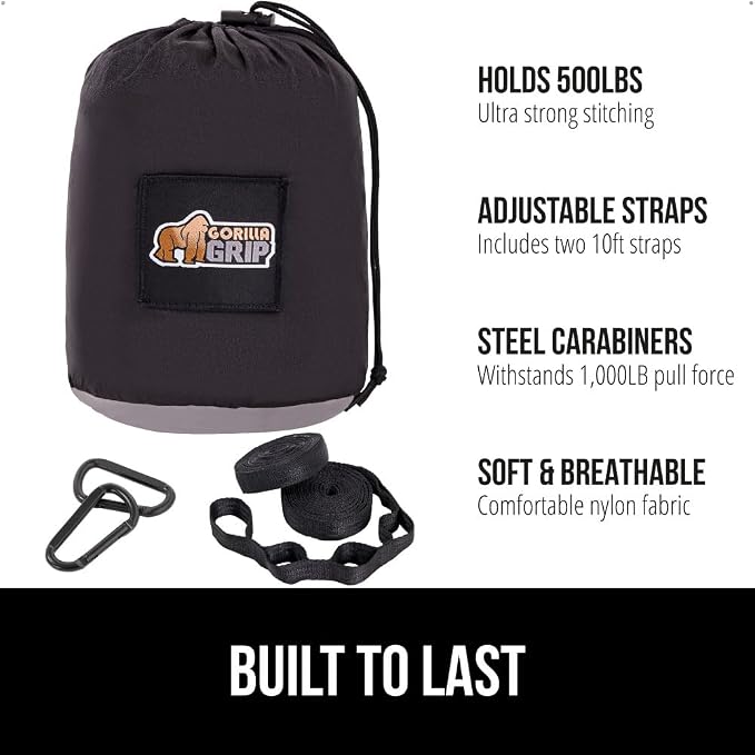 GORILLA GRIP Durable Camping Hammock - Image 2
