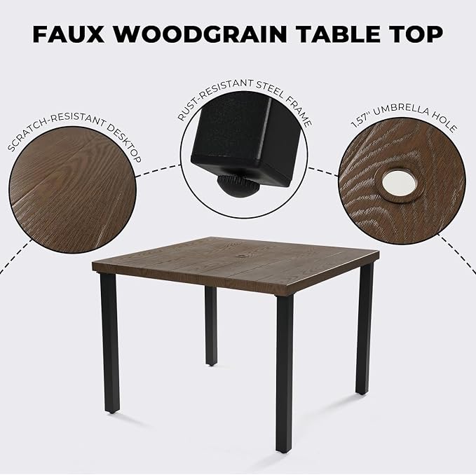 Grand patio 5-Piece Outdoor Dining Set - Image 6