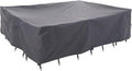 WJ-X3 Large Grey Patio Furniture Cover, 108W x 84D x 31H Inch by WJ-X3
