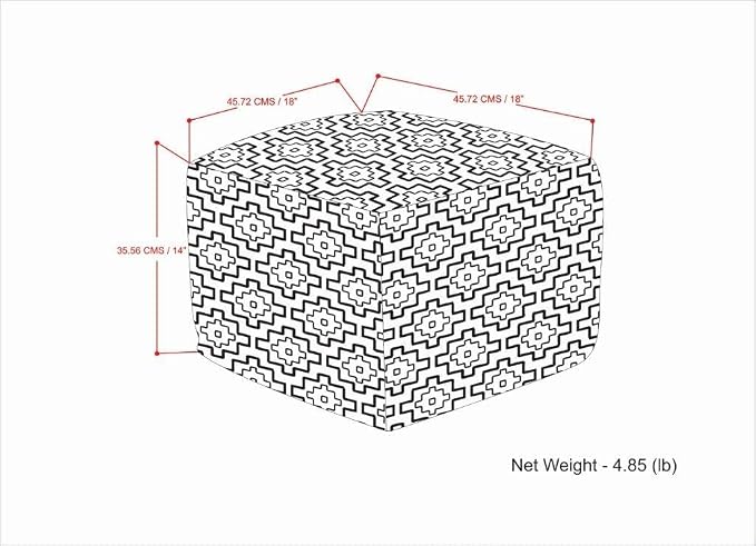 SIMPLIHOME Briella Square Pouf - Image 3