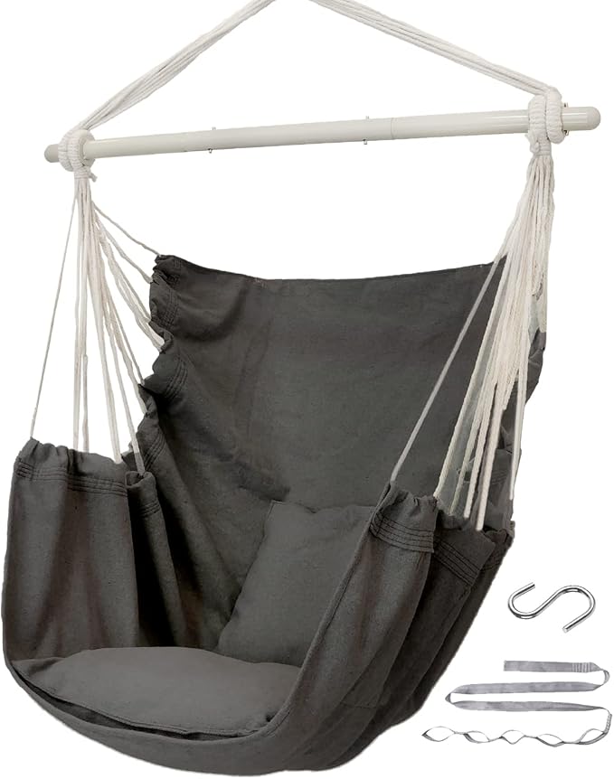 ADVOKAIR Hammock Chair Hanging Chair Swing Large Indoor by ADVOKAIR-ChillNaturally