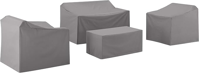 Crosley Furniture Patio Furniture Covers, Waterproof 4-Piece Cover Set by CrosleyFurniture