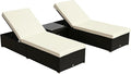 Outsunny Chaise Lounge Chair Set of 2 by Outsunny