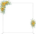 Wedding Arch Backdrop Stand 6.6x6.6 FT Square Wedding Arches by Wokceer