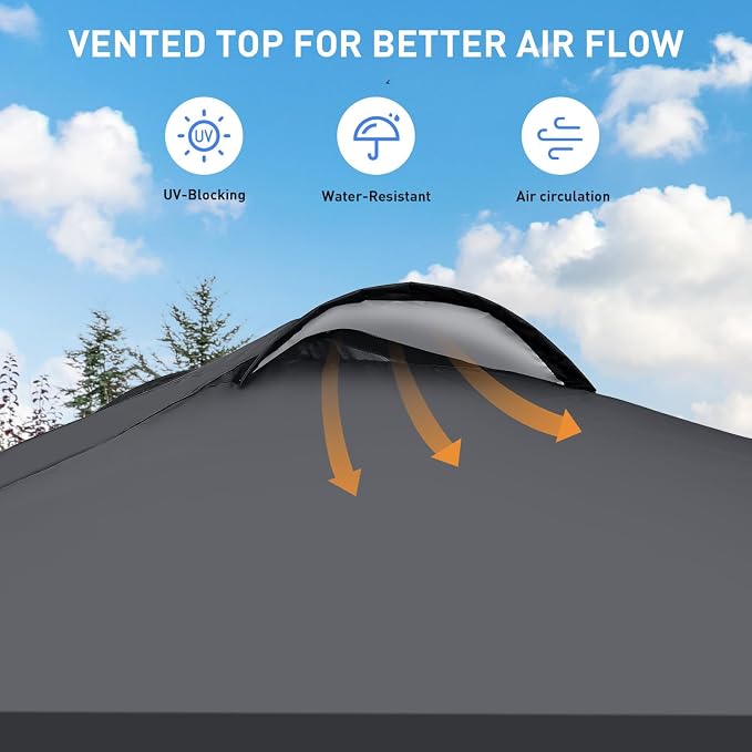 Pop Up Canopy, 10x10 FT Instant Outdoor Canopy Tent - Image 2