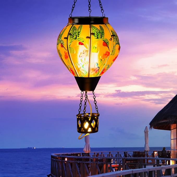 Starsoul Hummingbird Hot Air Balloon Solar Lantern - Image 9