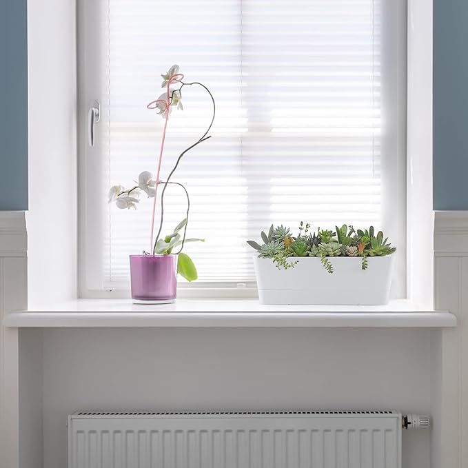 Skelang 3 Pcs Rectangular Plant Pot, Windowsill Container - Image 5
