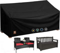 2 Seater Outdoor Patio Seating Storage Bench Cover Waterproof by ClawsCover