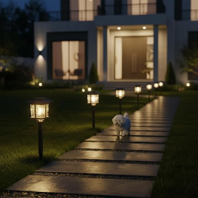 XMCOSY+ Solar Outdoor Lights Waterproof IP65, Solar-Powered Garden/Yard/Pathway - Image 7