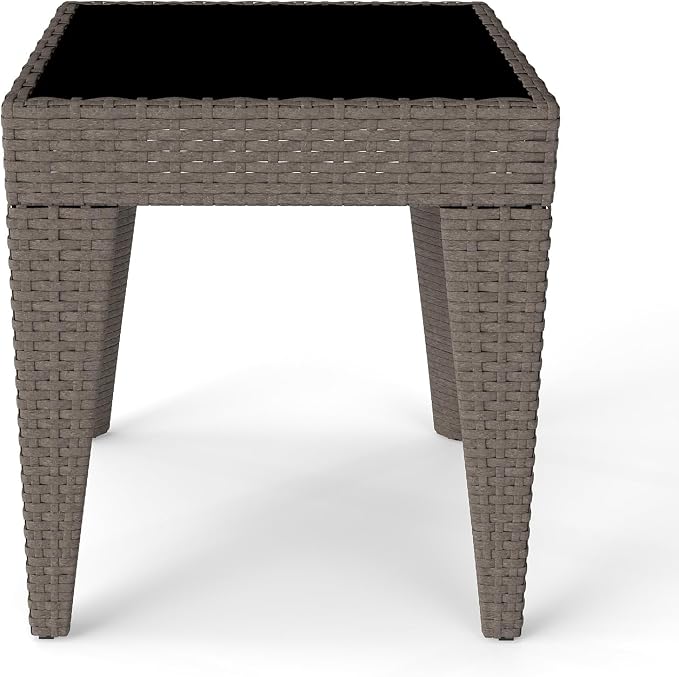 Kinfant Rattan Patio Side Table - Image 4