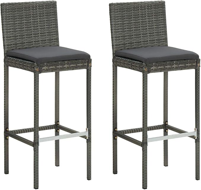vidaXL 5 Piece Outdoor Patio Bar Set - Image 6