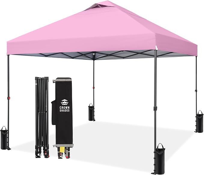 CROWN SHADES 10x10 Pop Up Canopy Tent by CrownShades