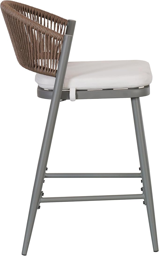 Christopher Knight Home Hearth 26.00" H Patio Barstools Set of 2, Woven Wicker - Image 8