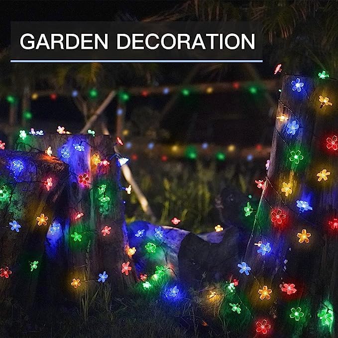 suddus Solar String Lights Outdoor Waterproof 50 led Fairy Lights Solar Powered - Image 7