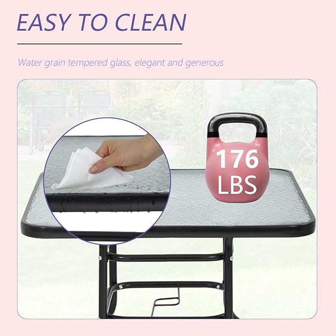 Outdoor Table Patio Table Dining Table - Image 4