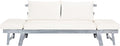 Safavieh PAT6745A Outdoor Collection Tandra Grey Modern Contemporary Daybed Day by SAFAVIEH