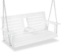 Poly Lumber 2-Seat Porch Swing, HIPS 4.5-Feet Bench Swing by Mosbrisa