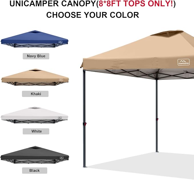 KAMPKEEPER Replacement Top Pop Up Canopy Tent Cover Roof - Image 3