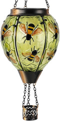 Starsoul Hot Air Balloon Solar Lantern Bee Glass Hanging Outdoor Hot Air by Starsoul