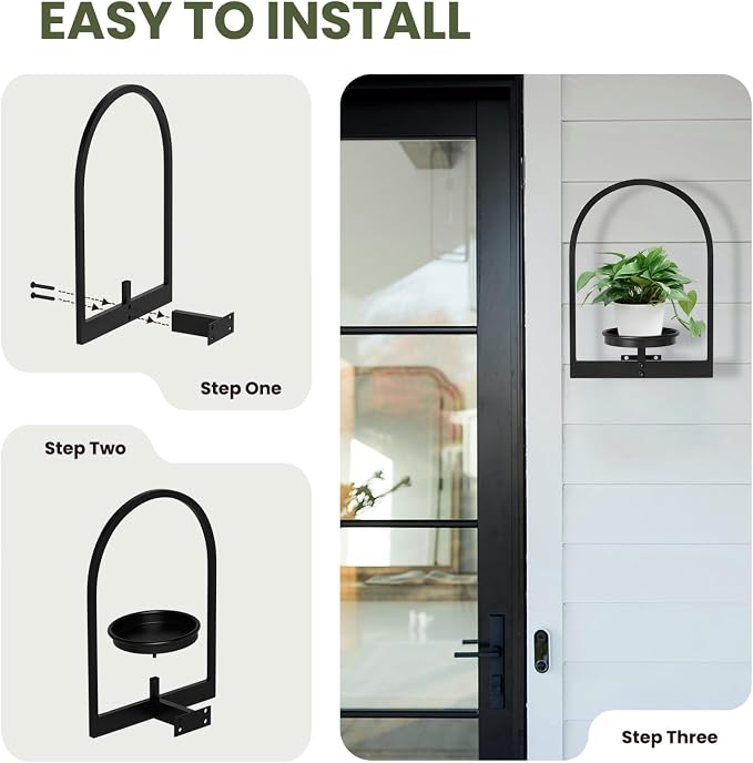 Wall Planters for Indoor Plants Set of 2, Hanging Planter for Indoor Plant - Image 7
