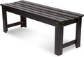 Shine Company Outdoor Wooden Backless Patio Garden Bench, 4 Ft by ShineCompany
