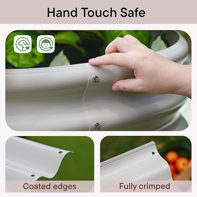 10-Pack 18” Tall Galvanized Raised Garden Beds – Compact Backyard Garden Layout - Image 6