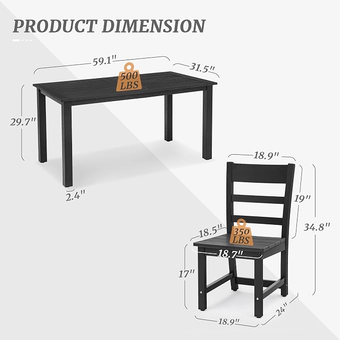 7-Piece Outdoor Dining Set - Image 2