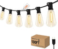 GHUSTAR 100FT LED Outdoor String Llights – Patio Lights Outdoor Waterproof by GHUSTAR