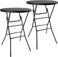 Folding Round Table, 32in Cocktail Table, High Top Table by aoole