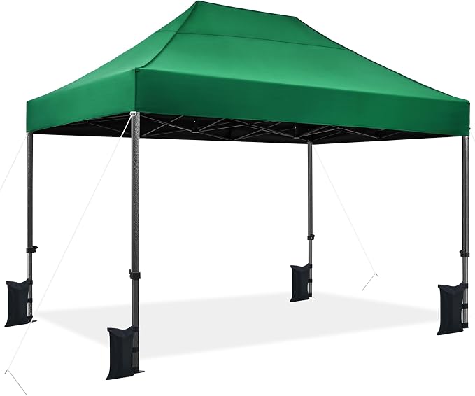 Yaheetech Heavy Duty Pop Up Canopy Tent, 10x15 Commercial Instant Shelter Tent by Yaheetech