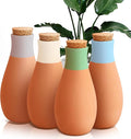 4PCS Terracotta Watering Spikes, Ollas Self Watering Globes, Slow Release Self by Unknown