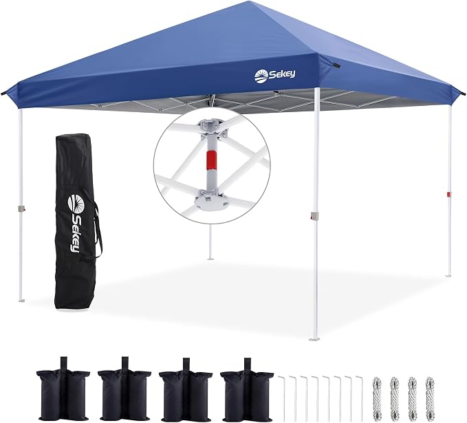 Sekey 10x10 Instant Pop Up Canopy – One Push Setup Easy Up Gazebo; 99% UV by Sekey