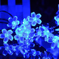 Solar Flower String Lights, 50 LED Outdoor Solar Lights Waterproof, Fairy Light by Luforu