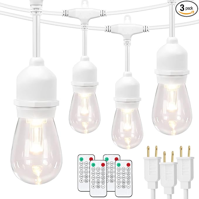 Mlambert 3 Color Outdoor LED Dimmable String Lights by Mlambert