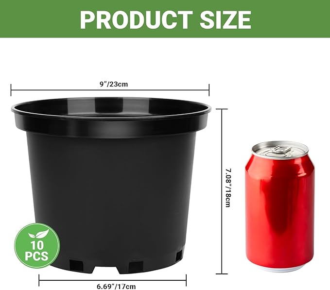 GREANER 2 Gallon Nursery Pots for Plants - Image 2