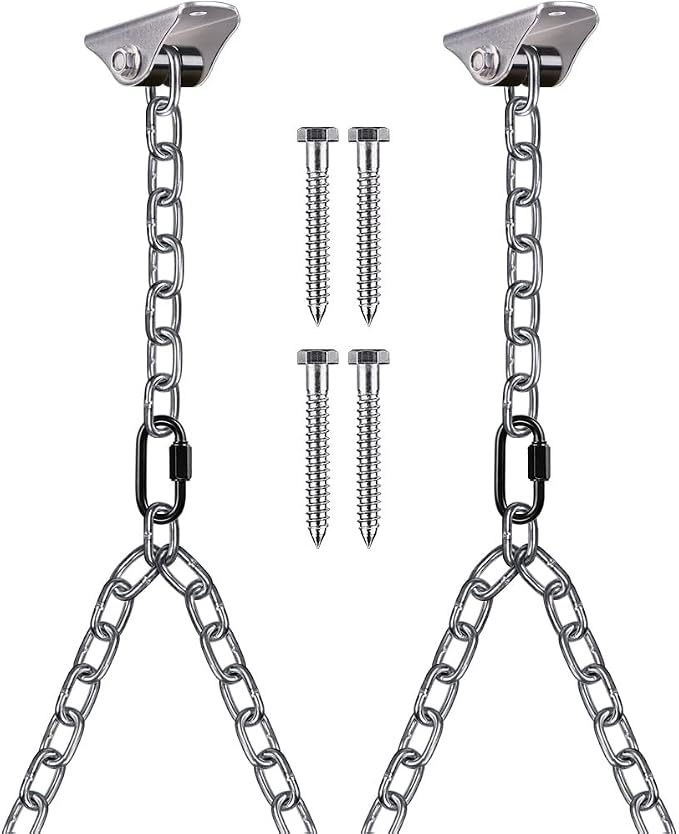 BeneLabel Set of 2 Heavy Duty Porch Swing Hanging Chain Kit, Hammock Chair by BeneLabel