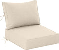 Sundale Outdoor Olefin Deep Seat Cushion, Patio Chair Cushion and Pillow by SundaleOutdoor
