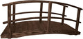 8 FT Walnut Amish Made Garden Bridge by Unknown
