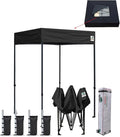 Eurmax USA Printed 5x5 Flat Top Pop Up Canopy Tent Commercial Instant Canopies by Eurmax