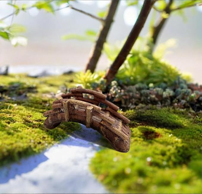 Miniature Bridge, Miniature Garden Accessories Set, DIY Landscape Bridge - Image 3