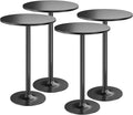 Furmax Bistro Pub Table Round Bar Height Cocktail Table by Furmax
